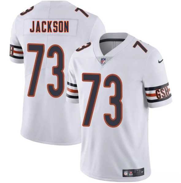 Men & Women & Youth Chicago Bears #73 Jonah Jackson White 2025 Vapor Stitched Jersey